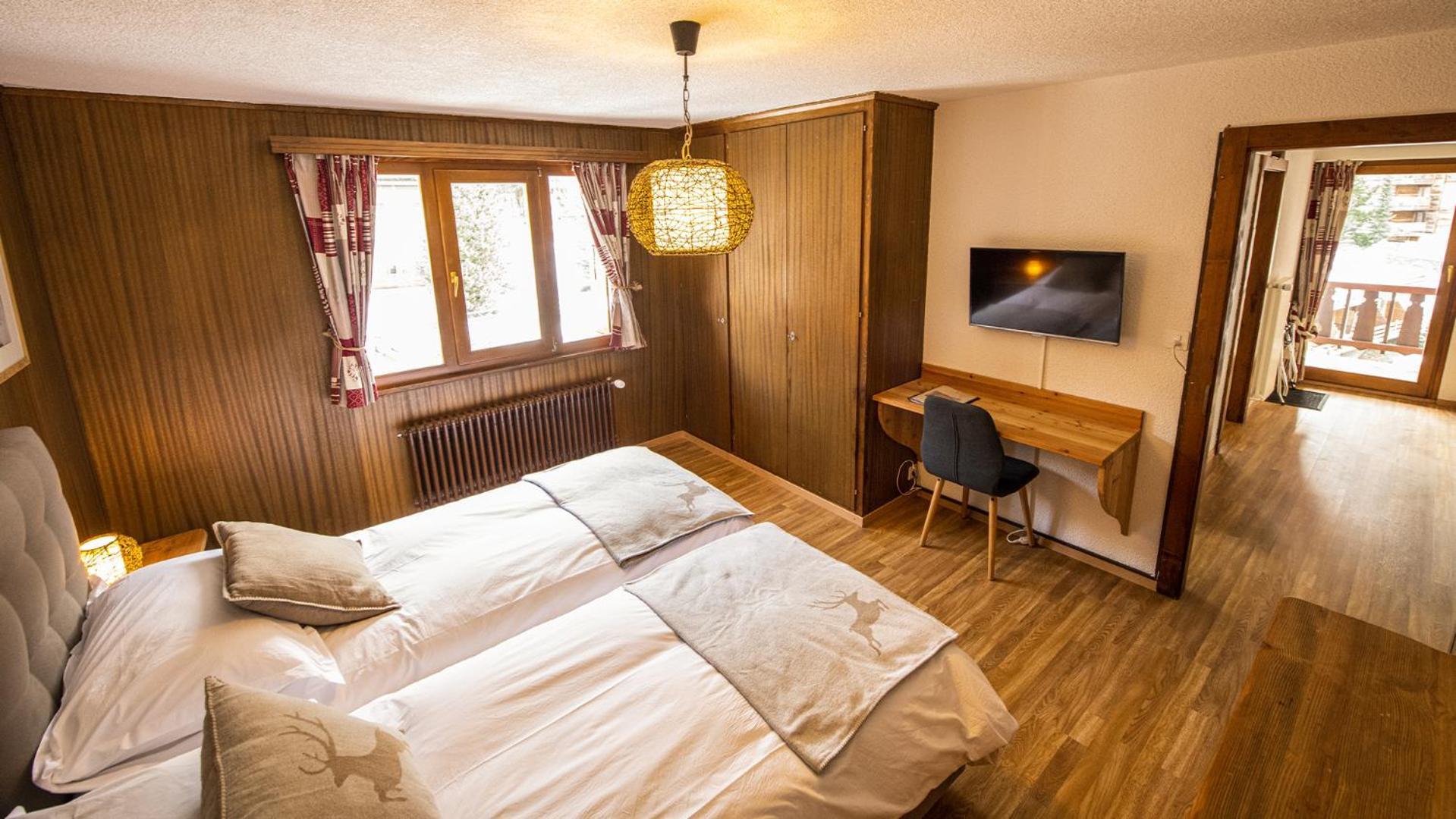 Hotel Les Chamois Verbier Rom bilde